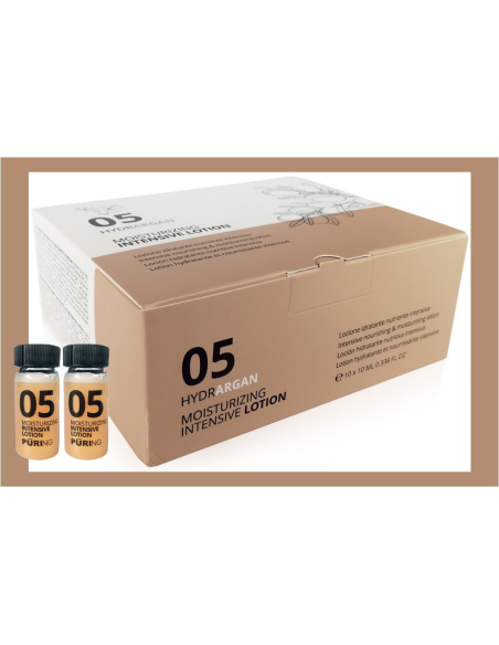 Puring 05 Hydrargan Moisturizing Intensive lotion all’olio di argan 10 ml x 10 pz