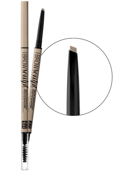 BellaOggi I Brow Sculpt Matita sopracciglia tratto micro a lunga tenuta 16h