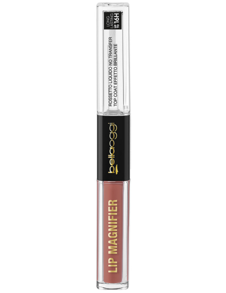 BellaOggi Lip Magnifier Rossetto liquido + Top Coat 4,7 ml